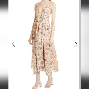 REBECCA TAYLOR Tie Front Max Dress